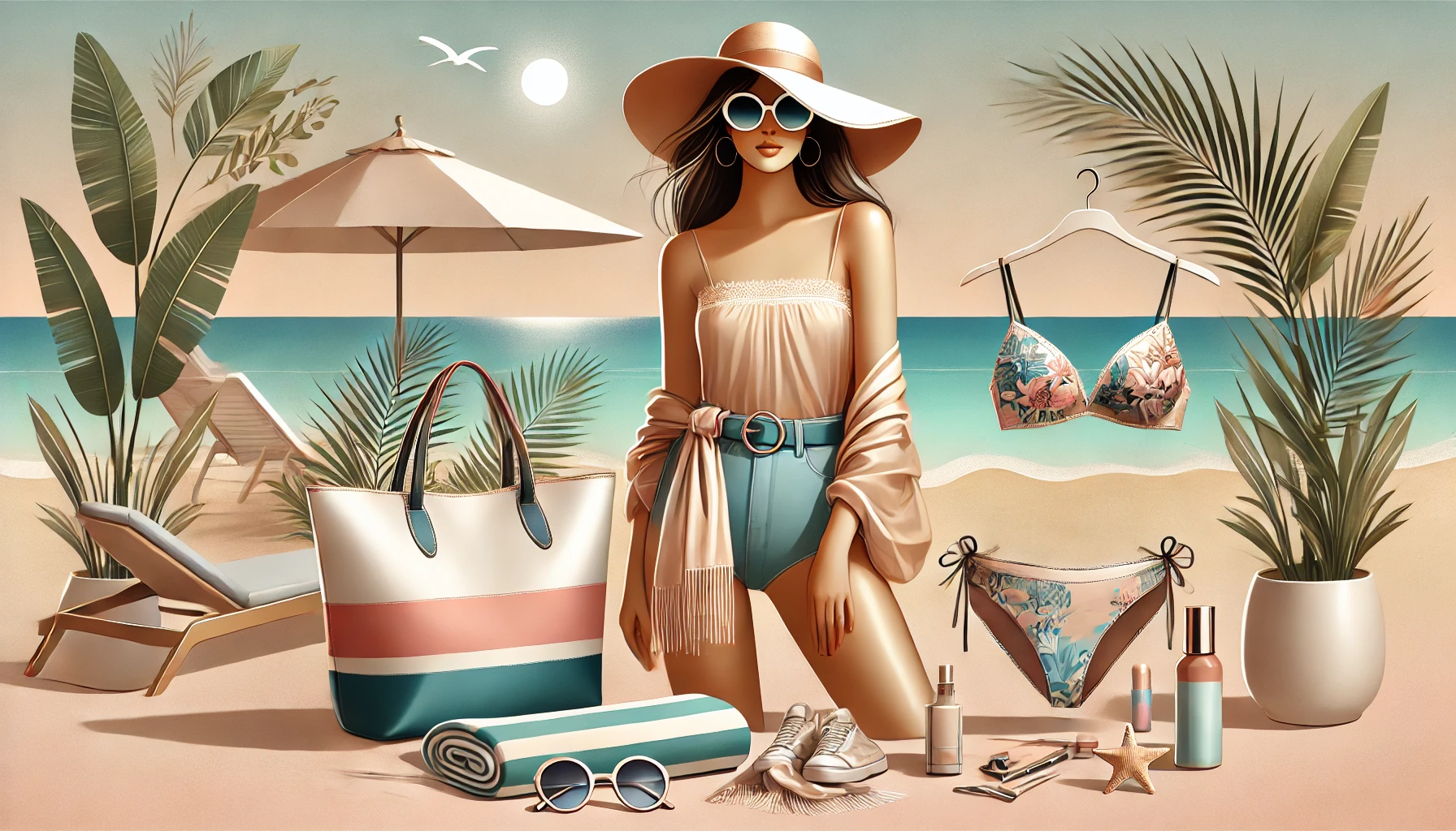 ropa para unas vacaciones en la playa