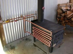 Serpentín para calentar agua en chimenea: ahorra dinero y energía 29 chimenea con serpentin para calentar agua