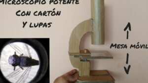 como hacer un prototipo de microscopio en casa