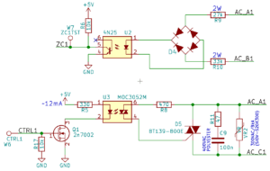 como realizar el control de un motor ac con triac