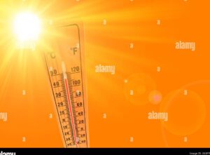 comparacion de termometros a la sombra y al sol