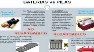 comparacion entre una pila y una bateria