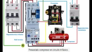 Conecta un presostato a un compresor trifásico: guía paso a paso 4 compresor trifasico conectado a un presostato