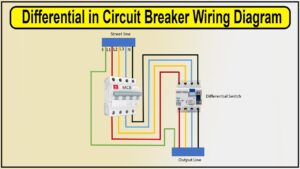 diagrama electrico con breaker conectado