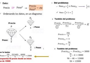 diamante partido en dos mitades