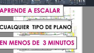 diseno de plano escalado en autocad layout