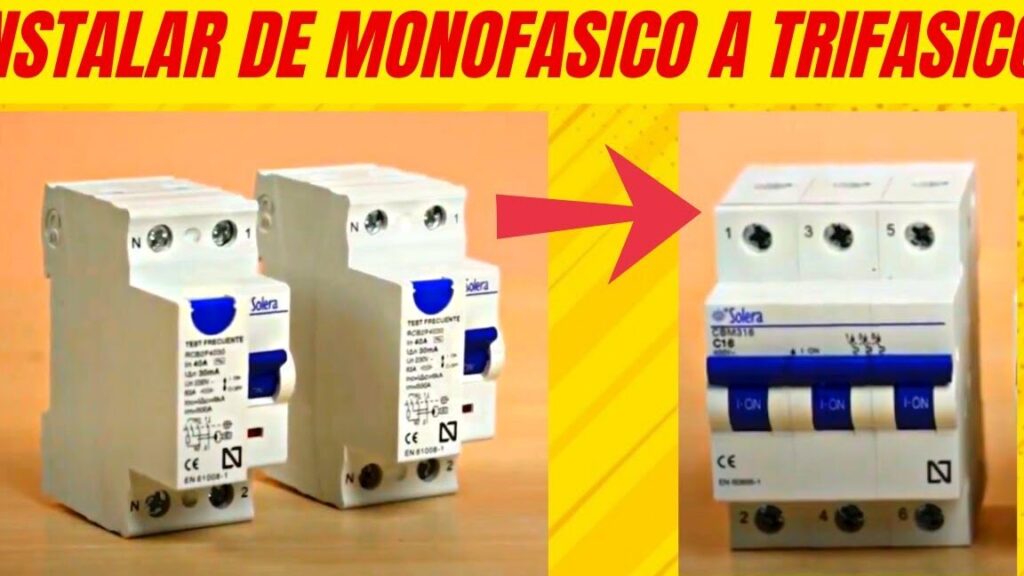 Instalación segura del disyuntor trifásico en monofásico: guía paso a paso