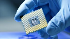 ejemplo de un material semiconductor en laboratorio