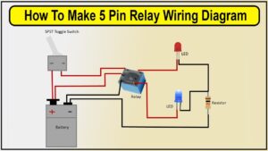 Cómo conectar un esquema de relé de 12V con 5 pines 12 esquema de rele de 12v con 5 pines