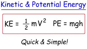 formula energia cinetica y potencial