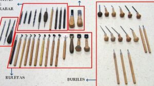 herramientas para eliminar grabado en metal