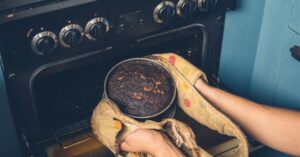 horno sin vidrio peligroso y potencialmente danino