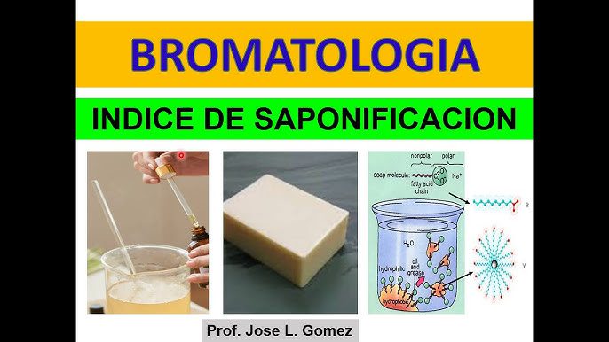 Proceso de saponificación en laboratorio