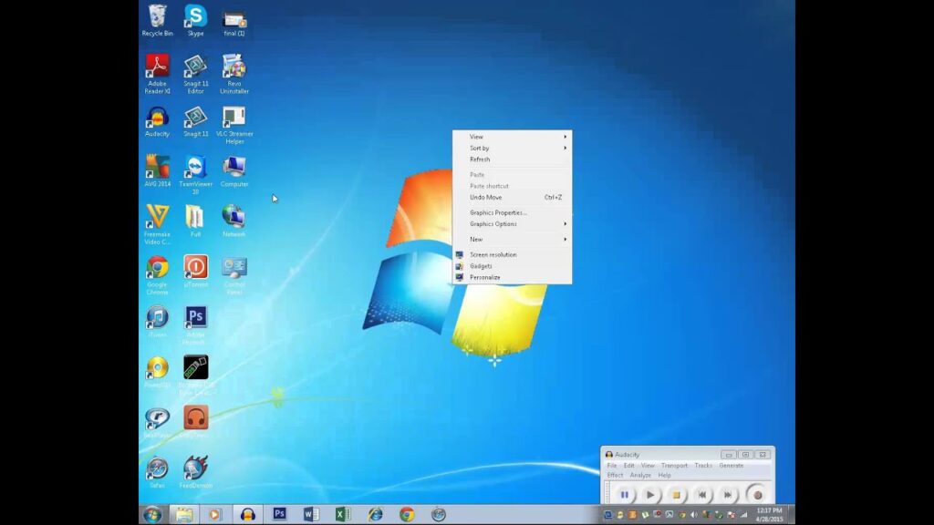 Cómo restaurar los iconos del escritorio en Windows 7