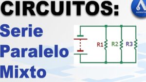 imagen de diagrama con circuitos en serie paralelo y mixto