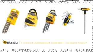 imagen de llaves allen en diferentes tamanos