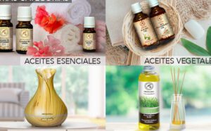imagen de palitos de bambu y aceites esenciales