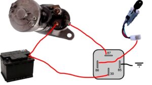 imagen de un diagrama de conexion del motor de arranque