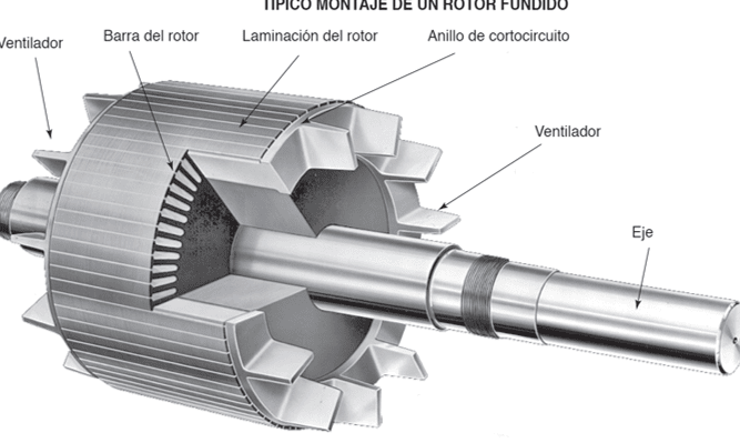 Descubre las partes esenciales del motor eléctrico de jaula de ardilla aquí