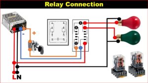 imagen de un relevador con cables conectados