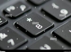Signo de multiplicación en el teclado: ¡rápido y sencillo! 22 imagen de un teclado con el simbolo de multiplicacion