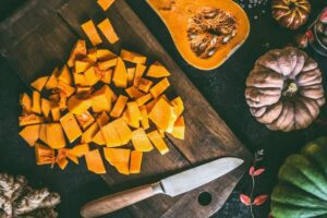 imagen de una calabaza con su piel intacta