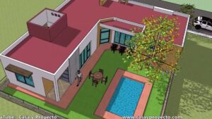 imagen de una casa en forma de l