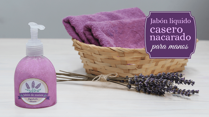 Jabón líquido casero personalizado creativamente
