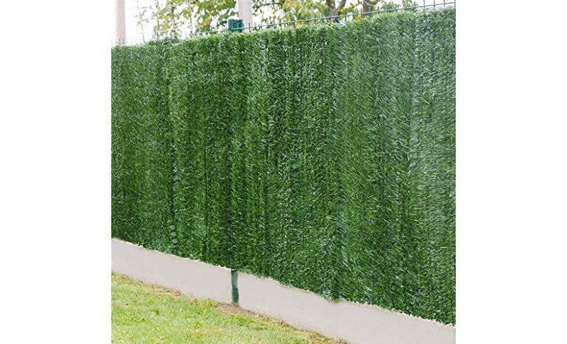 Malla de ocultación en jardín