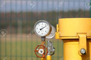 manometro midiendo la presion del gas natural