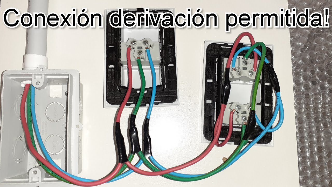 Conexión segura de cables al tomacorriente