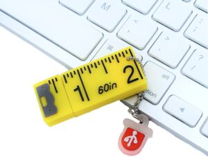 memoria usb y cintas metricas