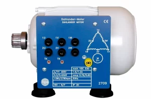motor dahlander de 2 velocidades en funcionamiento