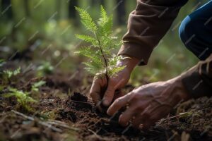 persona plantando arbol bosque 889227 21990