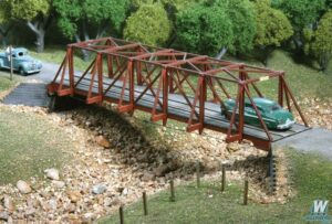 puentes de palitos de madera interconectados