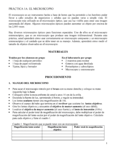 Reporte de práctica de laboratorio con microscopio: Guía completa 35 reporte de practica de laboratorio con microscopio guia completa