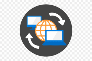 servidor con iconos de servicios basicos