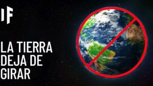 tierra girando en su eje con reloj