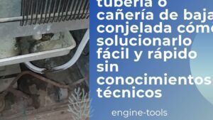 tubo de refrigerador congelado y soluciones