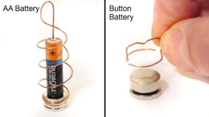 una imagen de experimentos con imanes y cables
